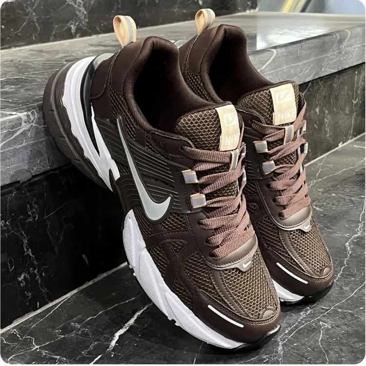 کتونی نایک وی تو کی قهوه ای مردانه زنانه ست Nike V2K