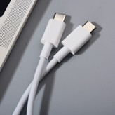 کابل شارژ اورجینال دو سر تایپ سی 6 آمپر توربو شارژ (ثانیه شمار)،سر سوکت نارنجی،با قابلیت انتقال اطلاعات،به طول یک متر