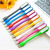 چراغ مطالعه LED یو اس بی (معروف به چراغ مسواکی) مدل Flexible USB Light،جنس بدنه از سیلیکون درجه یک (چراغ خواب)