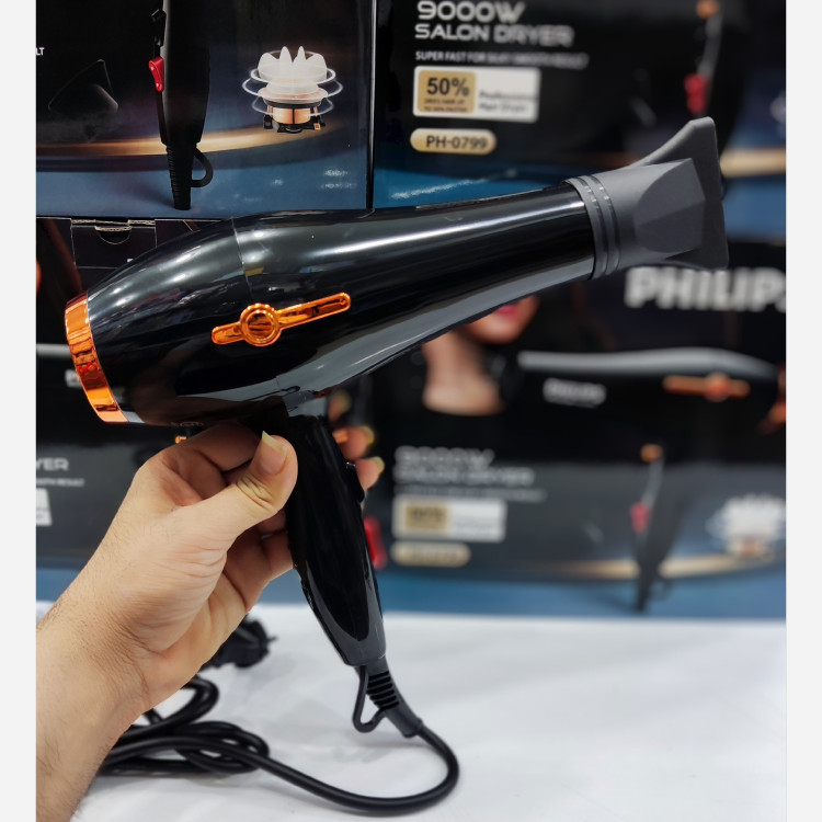 سشوار فیلیپس 9هزار وات موتور سنگین مدل PH-0799
