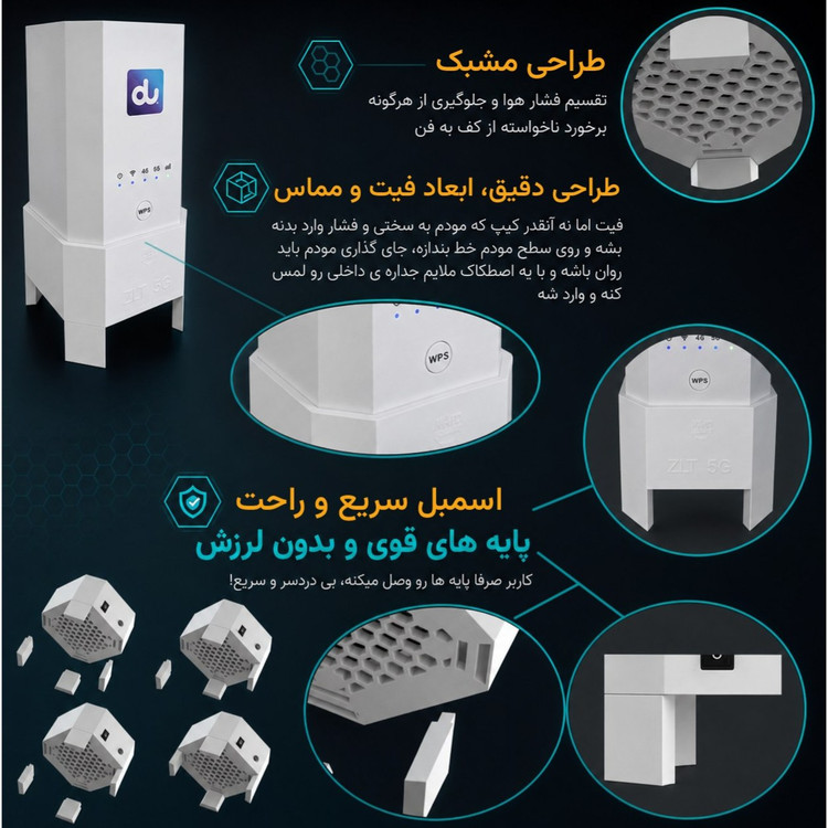 پایه فن خنک کننده مودم مدل x28 - x28 pro به همراه آداپتور
