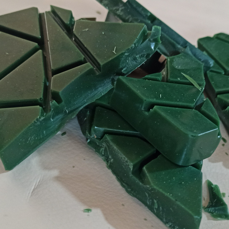 وکس تخته ای 500 گرم (در هر بسته 4عدد وکس تخته ی)