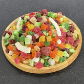 حبه میوه استوایی مخلوط طبیعی تازه و خوشمزه100گرمی