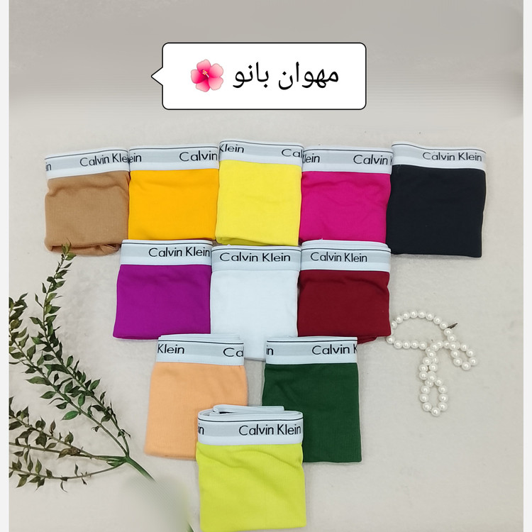 شورت کش اسپرت کلوین کبریتی فاق بلند مدادرنگی ایکس و2ایکس و 3 ایکس غرفه مهوان بانو