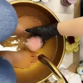 کوکتل پدیکور پا یا بمب حمام سایز بزرگ از بین برنده ترک پاشنه و کف پا و تقویت ناخنها ارسال شکل رندوم