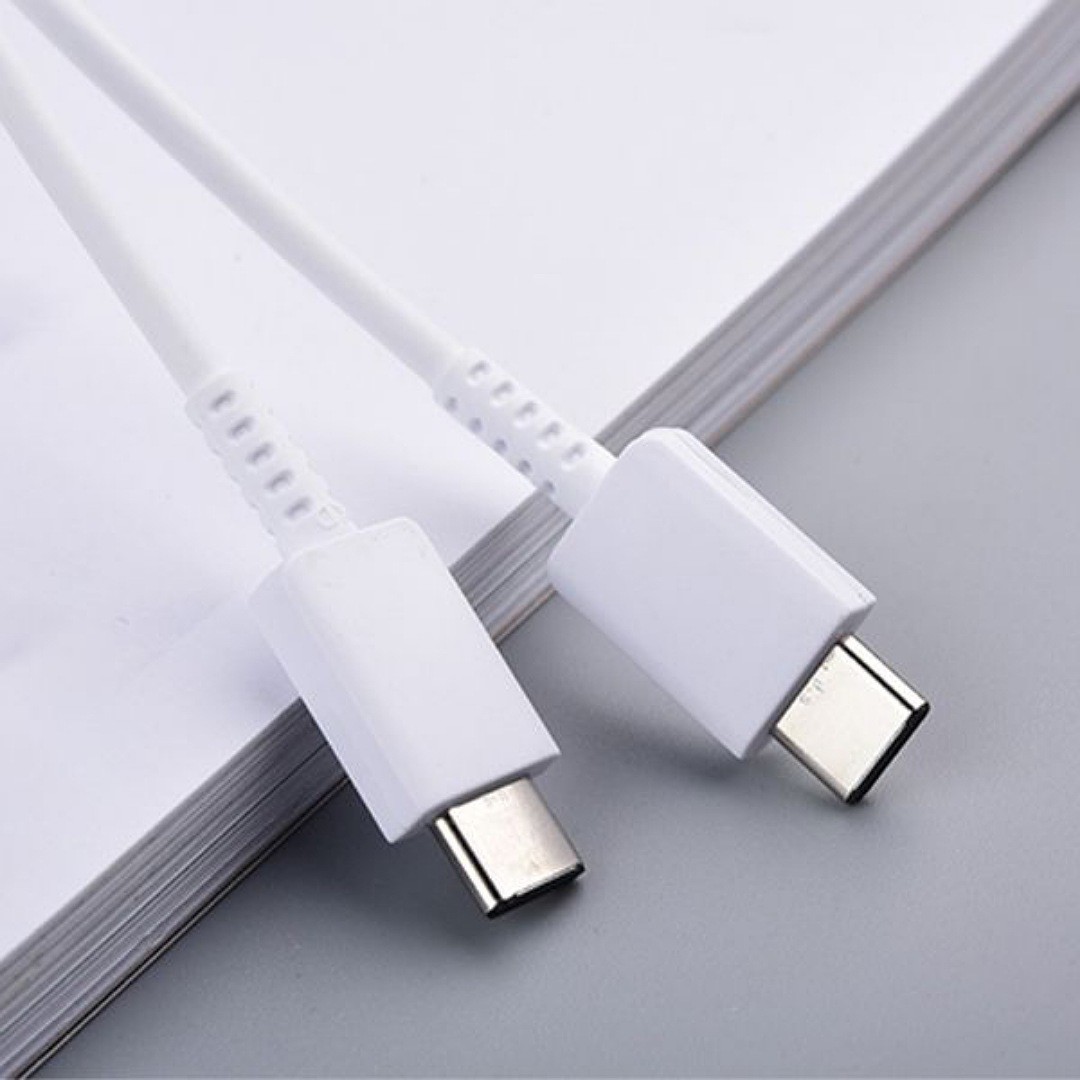 کابل شارژ دو سر تایپ C سامسونگ اصلی ، قابلیت سوپر فست شارژ و انتقال دیتا ، تست شده ، بدون خرابی