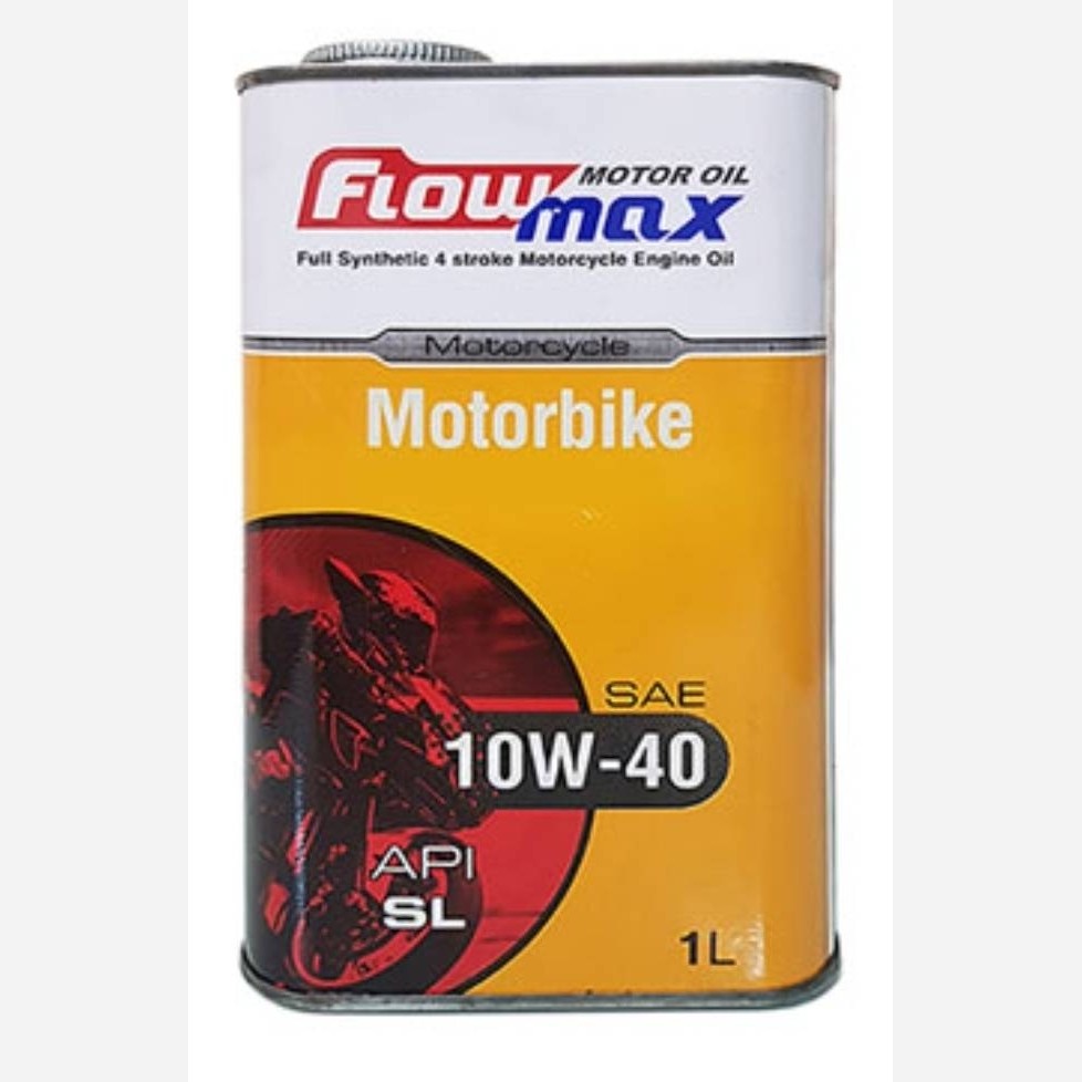 روغن موتور سیکلت فلومکس مدل Motorbike SAE 10W40 sl حجم 1 لیتر پلاستیکی