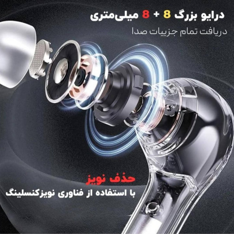 هندزفری بلوتوثی شیشهای BT نسخه جدید مدل BT54