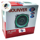 باند ماشین بلندگو خودرو 4 اینچ تیوتر دار 100W وات سانیر SOUNYER جلو پراید تیبا ساینا کوییک تیبا درب سمند (بسته 2عددی)