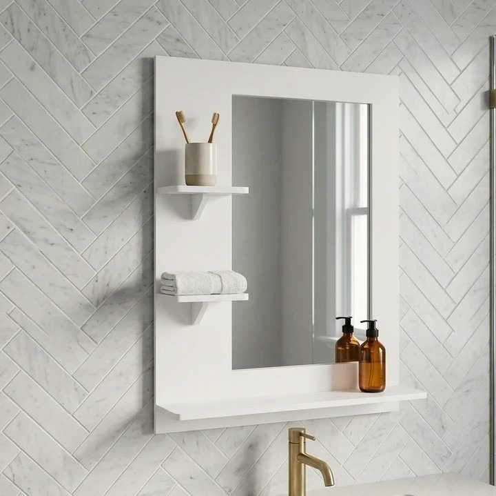 آینه سرویس بهداشتی طرح کلاسیک