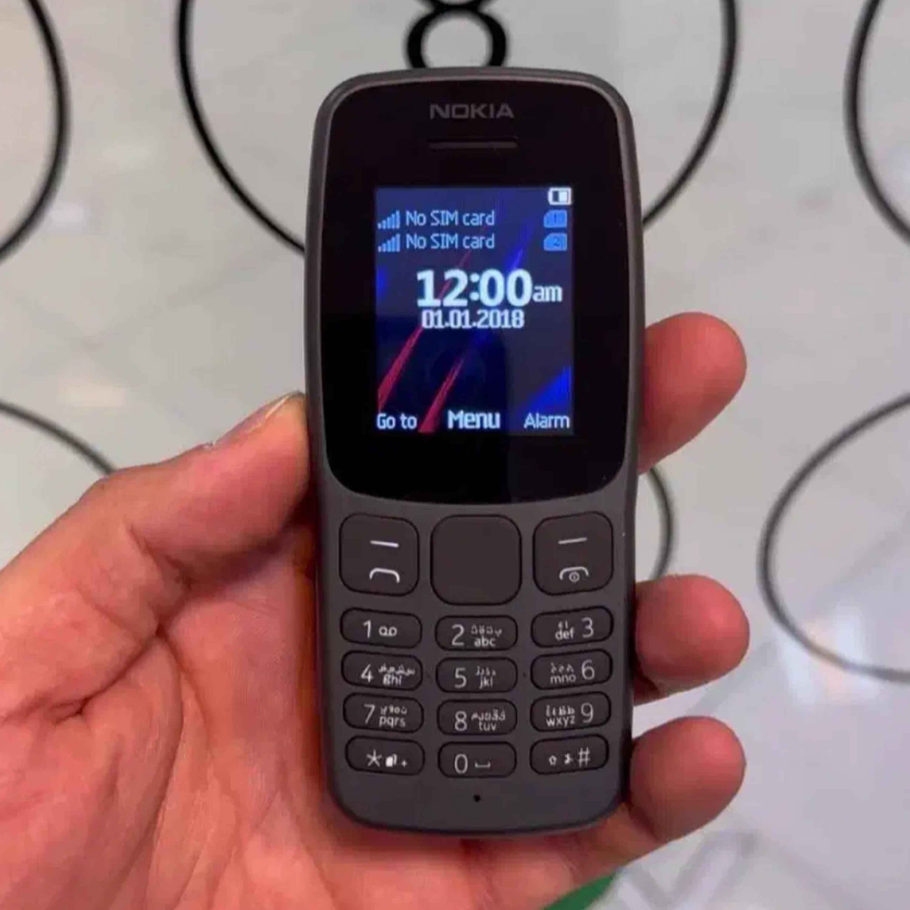 گوشی نوکیا 106 2018 Nokia اصلی ویتنام / با گارانتی 18 ماهه / کف قیمت باسلام / ریجستری شده با کد فعالسازی همتا