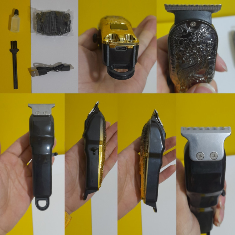 ماشین اصلاح ریش تراش حرفه ای Lt-809 آرایشگری - نمایشگر دار - تیغه سرامیکی - طراحی جذاب