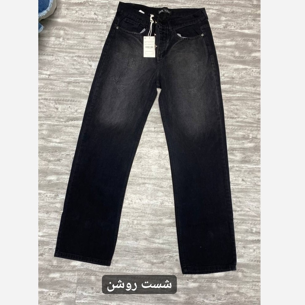 شلوار نیم بگ مردانه جین درجه یک