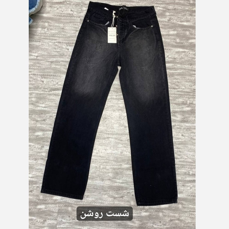 شلوار نیم بگ مردانه جین درجه یک