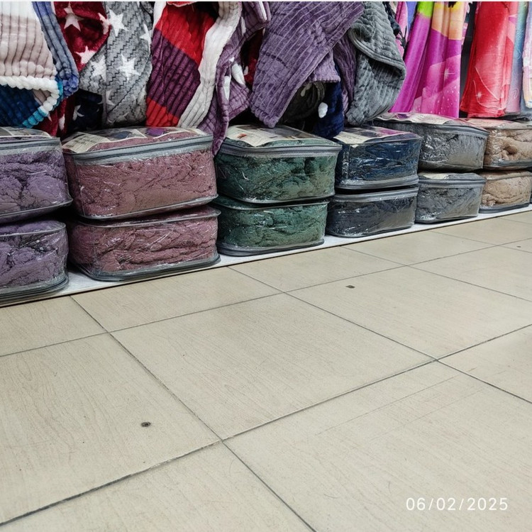 روتختی دونفره طرح گیس بافت(کاور تشک)(پس کرایه)