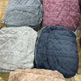 روتختی دونفره طرح گیس بافت(کاور تشک)(پس کرایه)