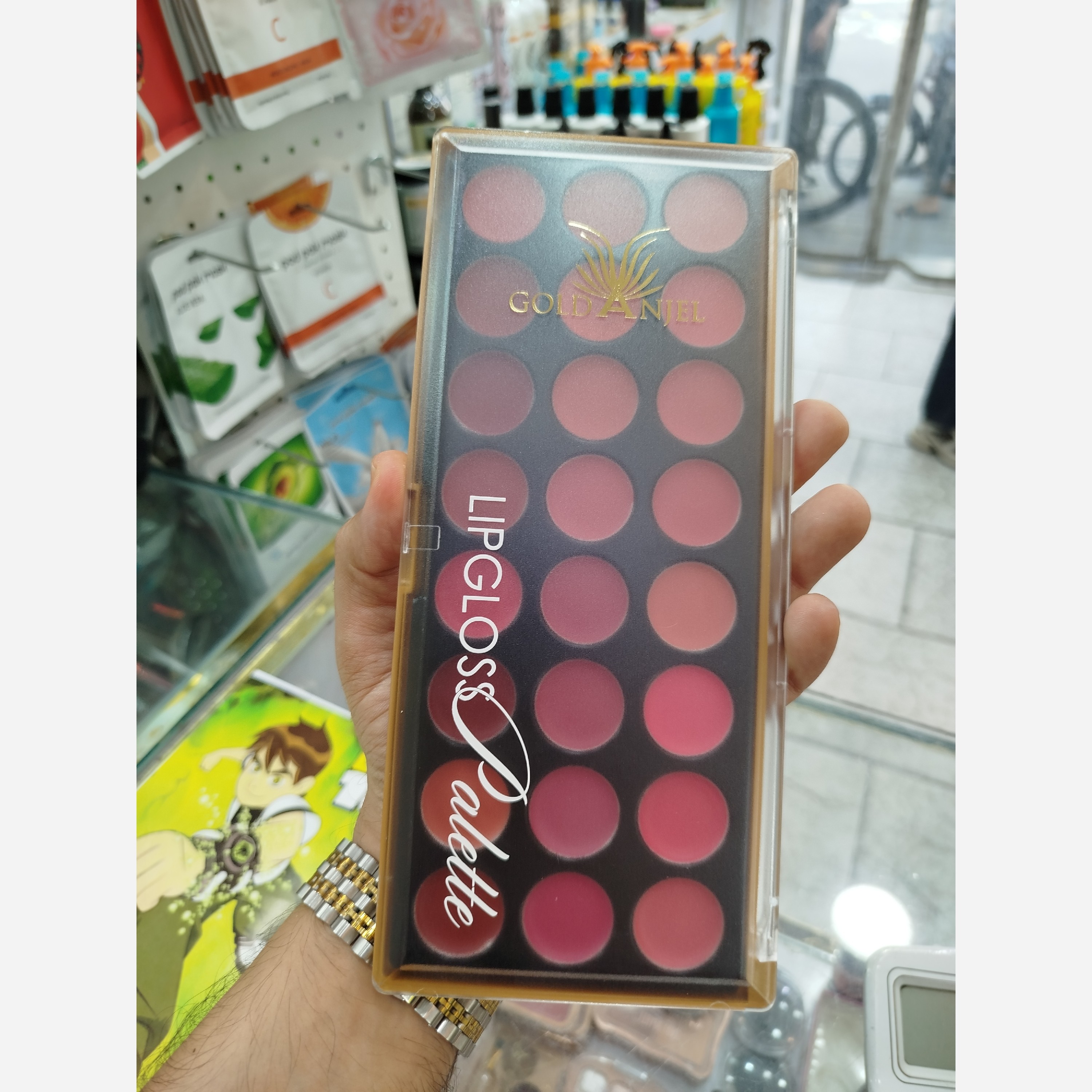 پالت رژلب 24 رنگ گلد آنجل