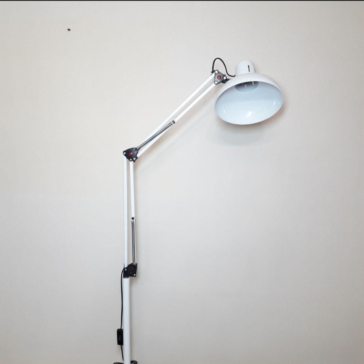 چراغ مطالعه ایستاده 2 متری کاسه بزرگ متحرک