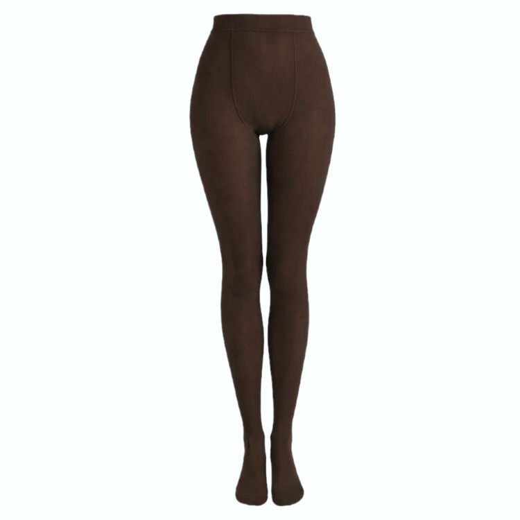 جوراب شلواری قهوه ای بسیار ضخیم پنتی (تراکم 280)