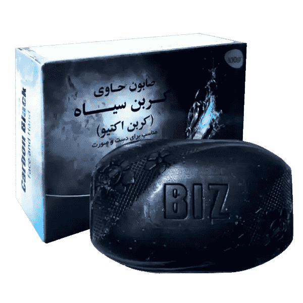 صابون کربن سیاه(کربن اکتیو) دست و صورت بیز