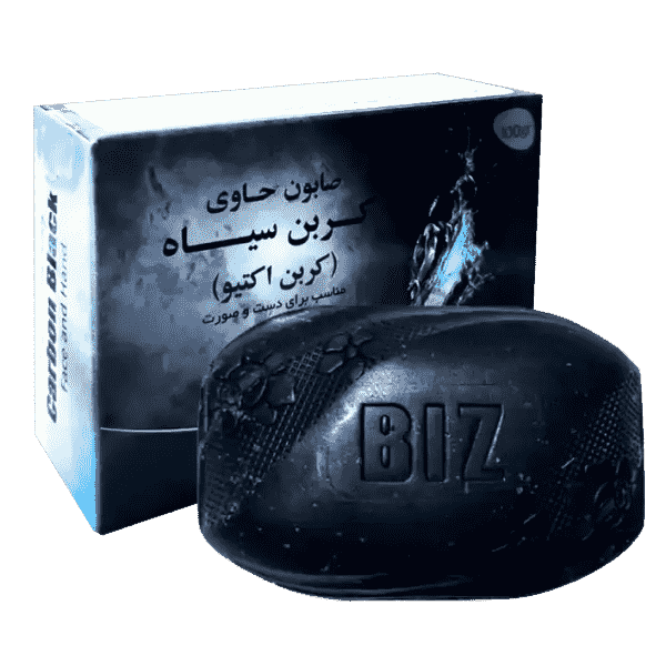 صابون کربن سیاه(کربن اکتیو) دست و صورت بیز