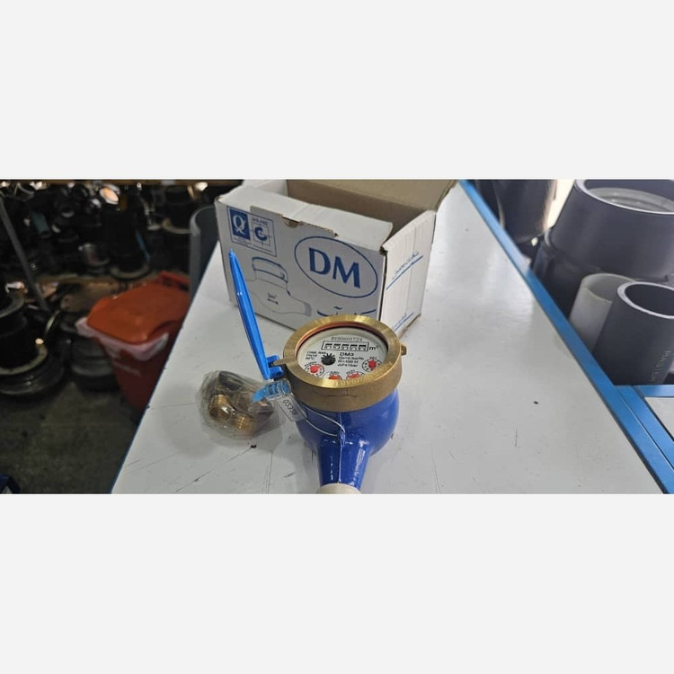 کنتور آب 1/2 اینچ آبفر مدل R160 برنجی