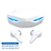 هدفون بلوتوثی مدل K55 با قابلیت حذف نویز (ANC)، درگاه شارژ USB Type-C، دارای کنترل لمسی روی گوشی ها، حالت Gaming، مقا...