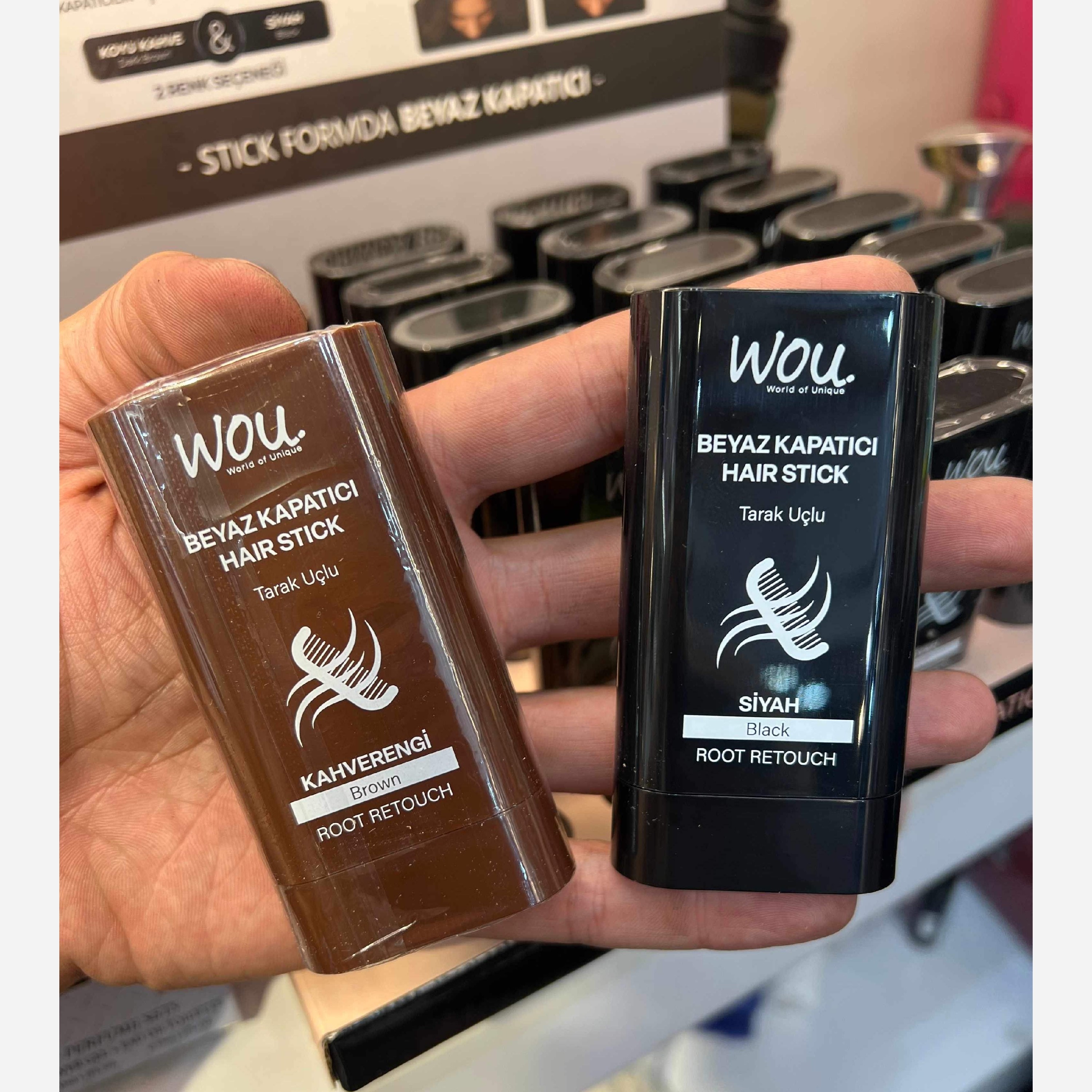 استیک پوشاننده موی سفید wou