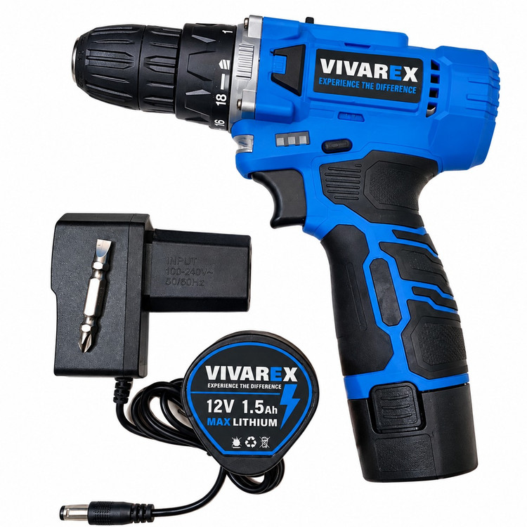 دریل شارژی ویوارکس 12 ولت مدل VR1215V-2B