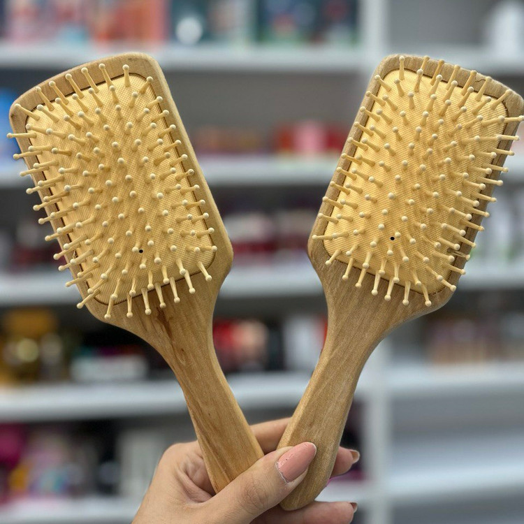 برس چوبی بامبو اصل (آرایشی هوتران)