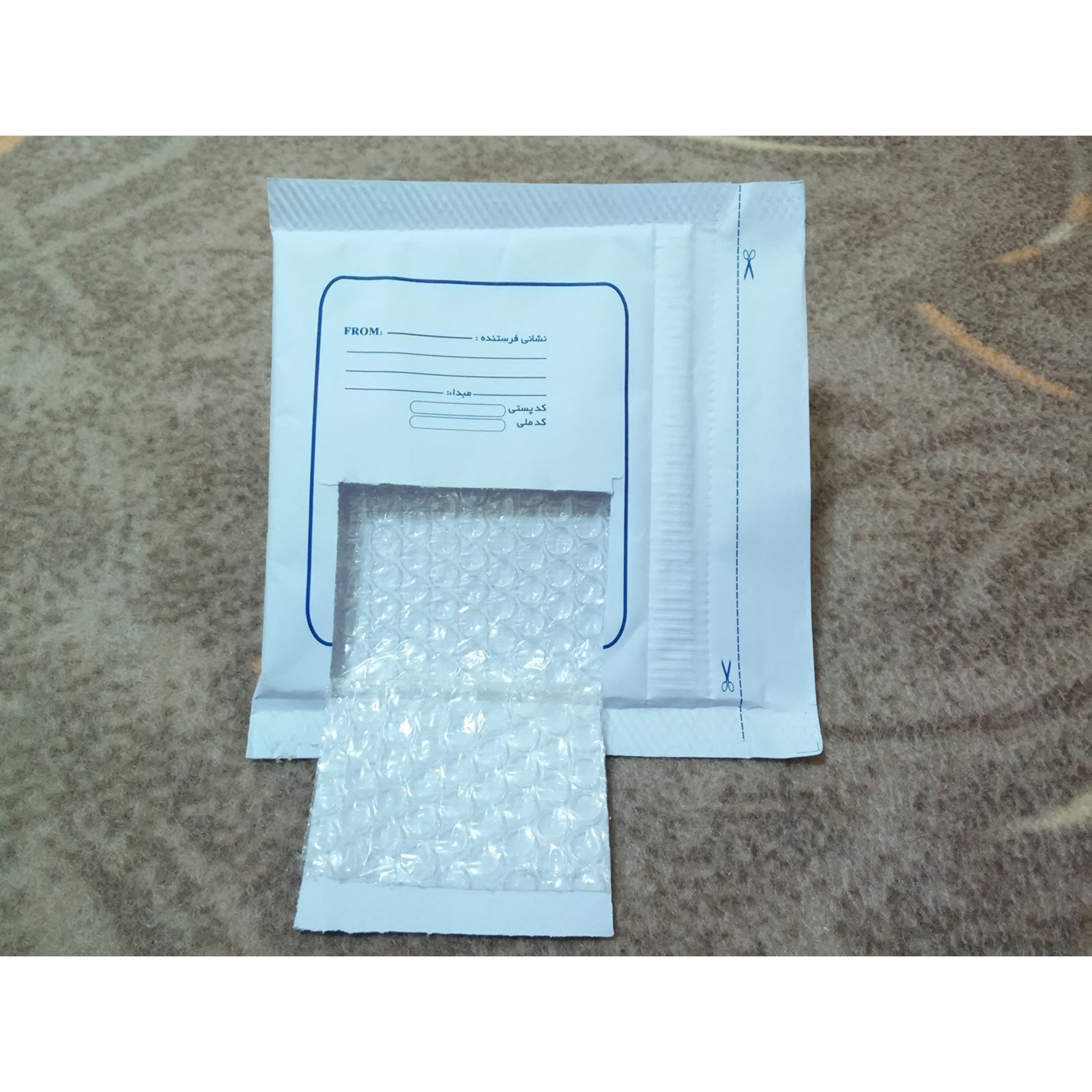پاکت پستی CD حبابدار ( بسته 50 عددی )