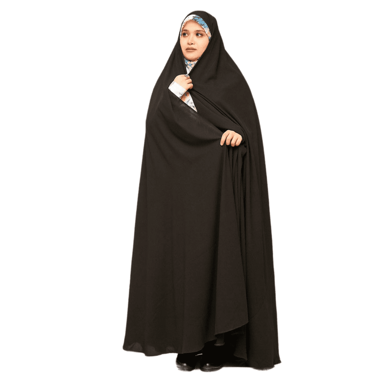 چادر مشکی ساده ایرانی سنتی یک تکه (ارسال رایگان و ضمانت شستشو)