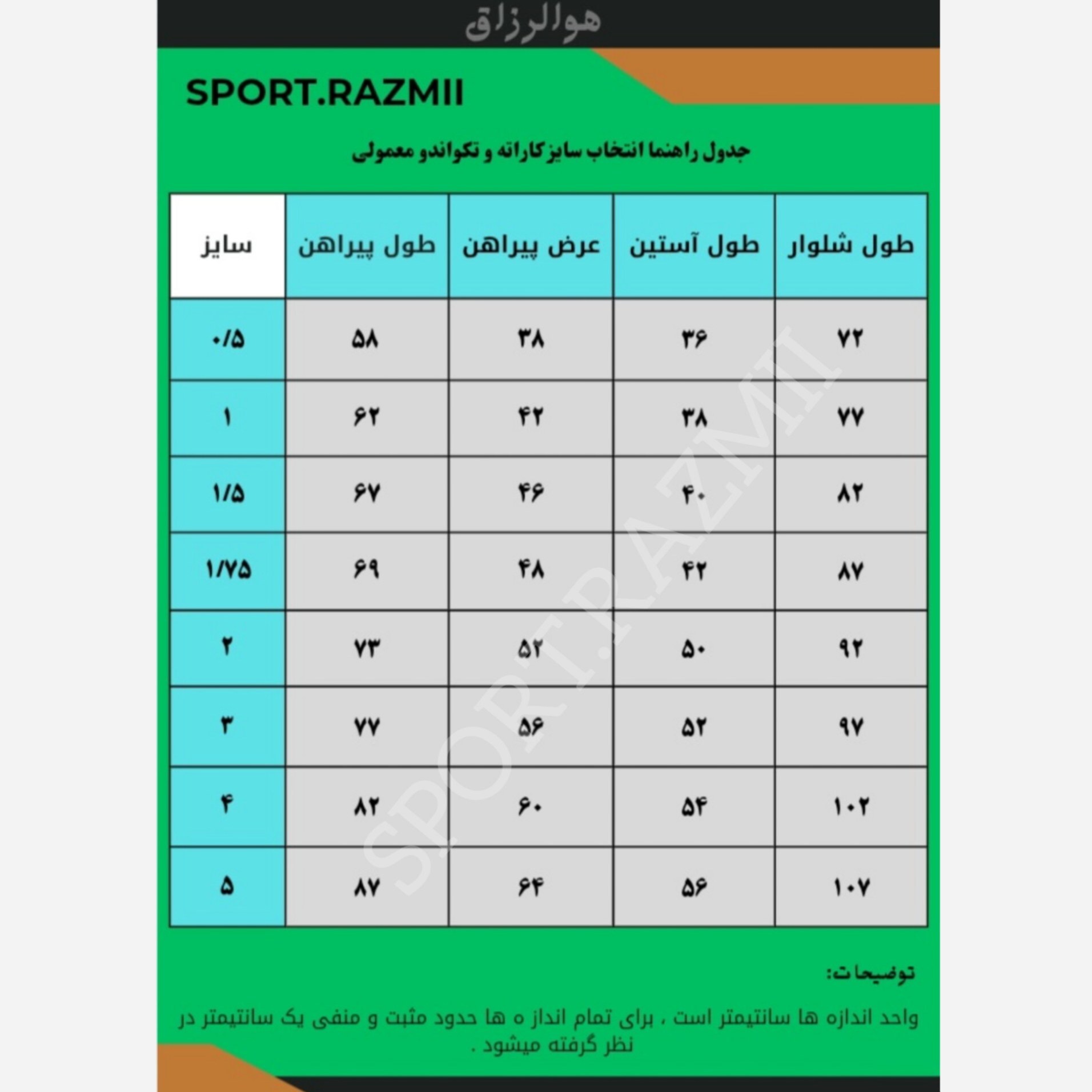 لباس کاراته ( دخترانه و پسرانه )