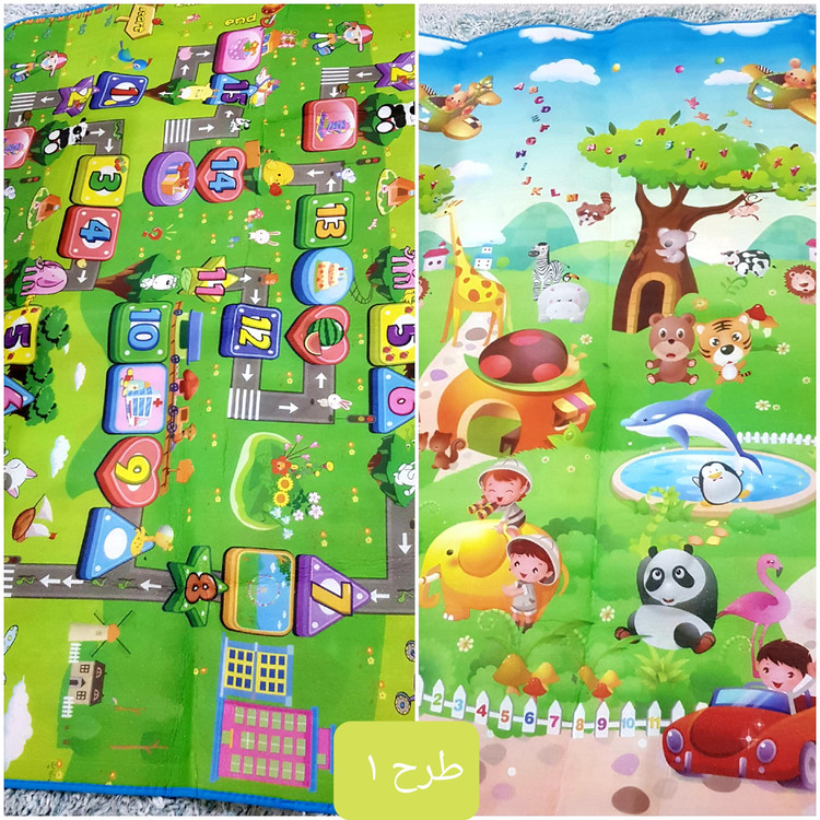 زیرانداز ضدآب فومی بازی کودک وارداتی 180 در 150(مت ضدآب بازی کودک)