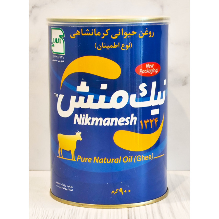 روغن حیوانی گاوی نیک منش 900 گرمی