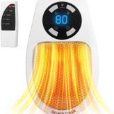 بخاری برقی و فن هیتر دیواری کنترل دار کم مصرف مناسب خانه و محل کار 800w