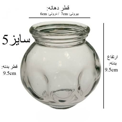 لیوان بادکش لغزان شیشه ای سایز5 برند فالیزک