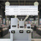 استیکر برچسب نوستالژی متن فارسی ایرانی قدیمی 14 عددی بدون برش