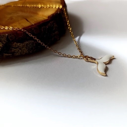 گردنبند دم وال دخترانه اکسسوری گردنبند