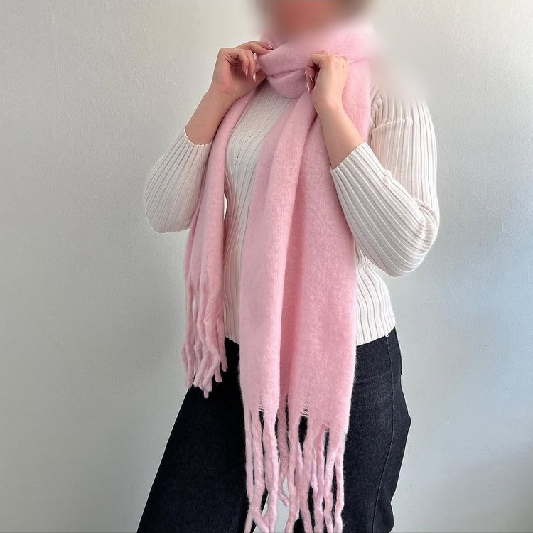بیگ اسکارف ساده موهر پشمی وارداتی