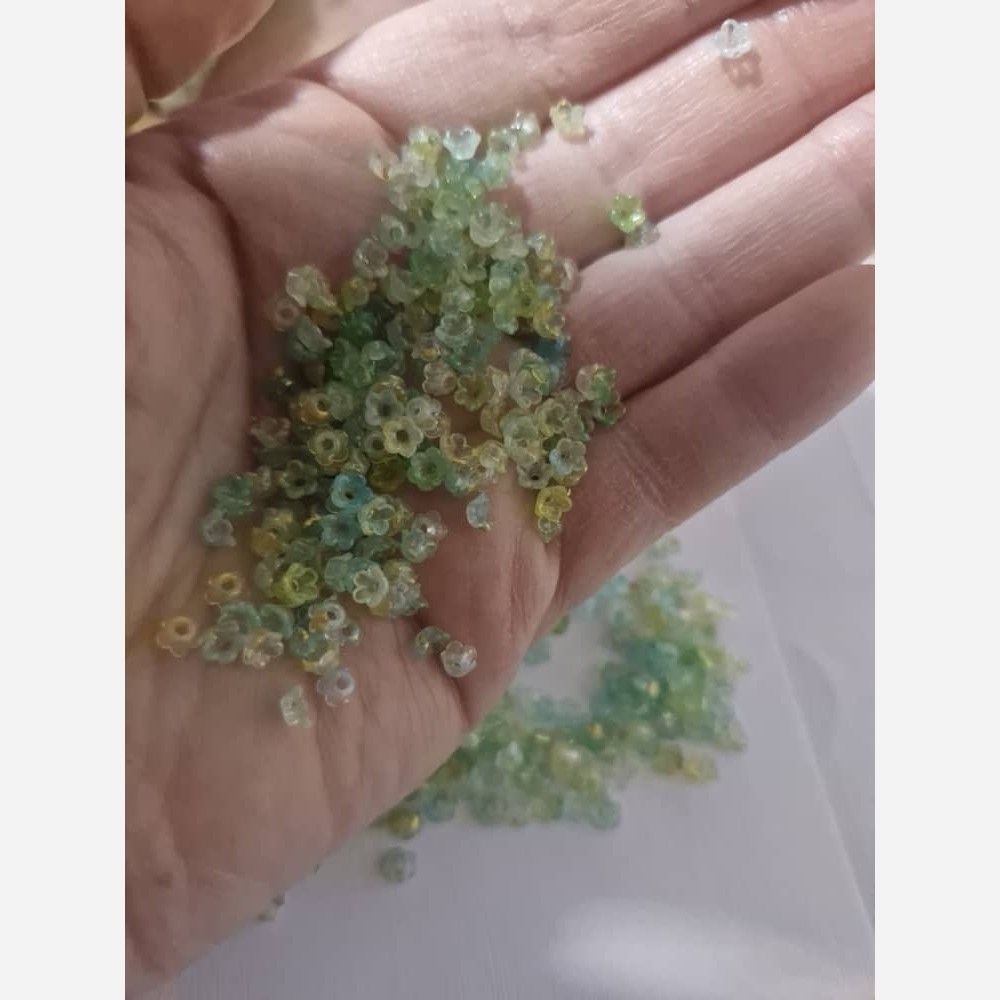مهره طرح شکوفه خیلی ریز 4میلی متر پک 20عددی کدD
