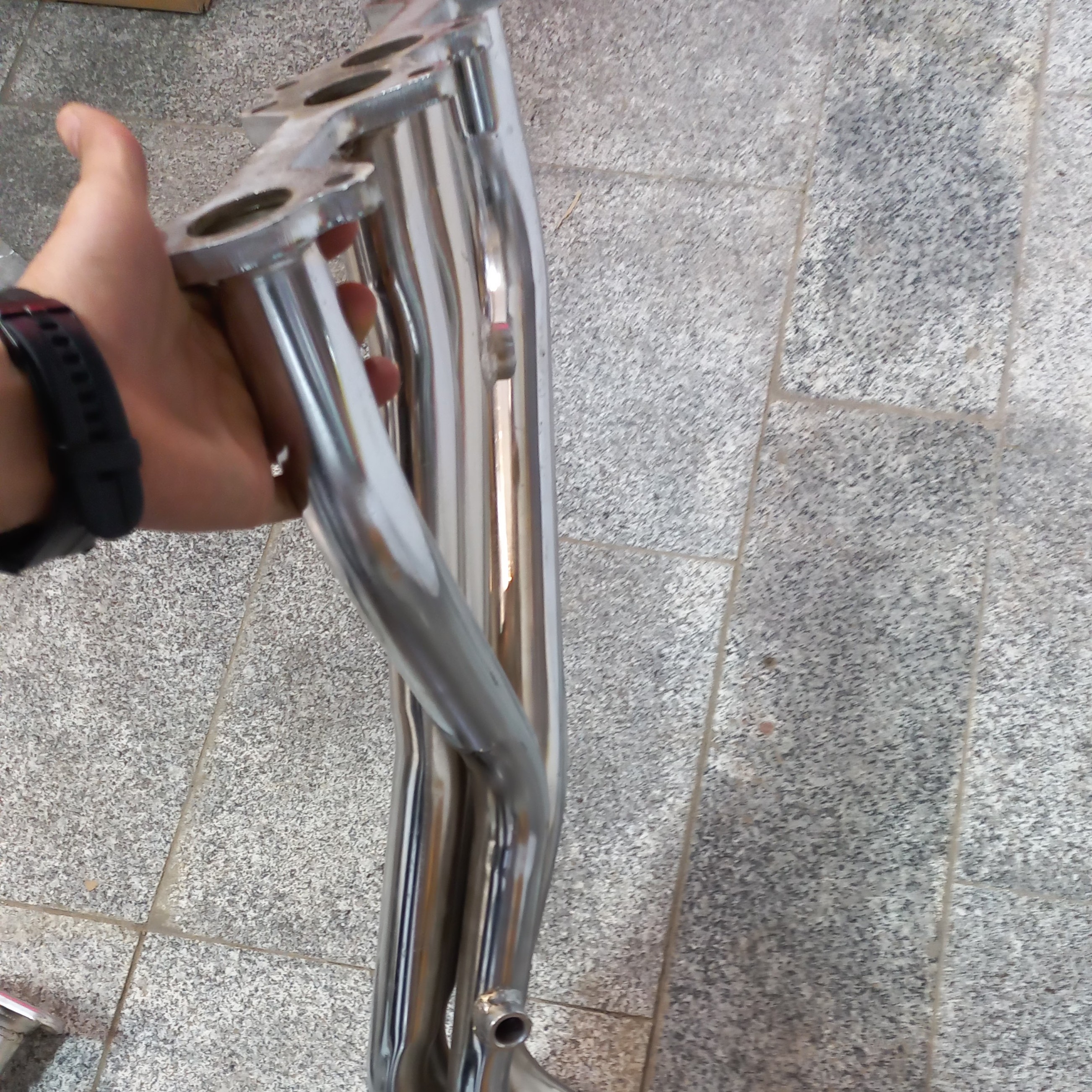 هدرز XU7 رانربلند فولادی برند MIRAS آبکاری استیل مناسب 405 و پارس و سمند