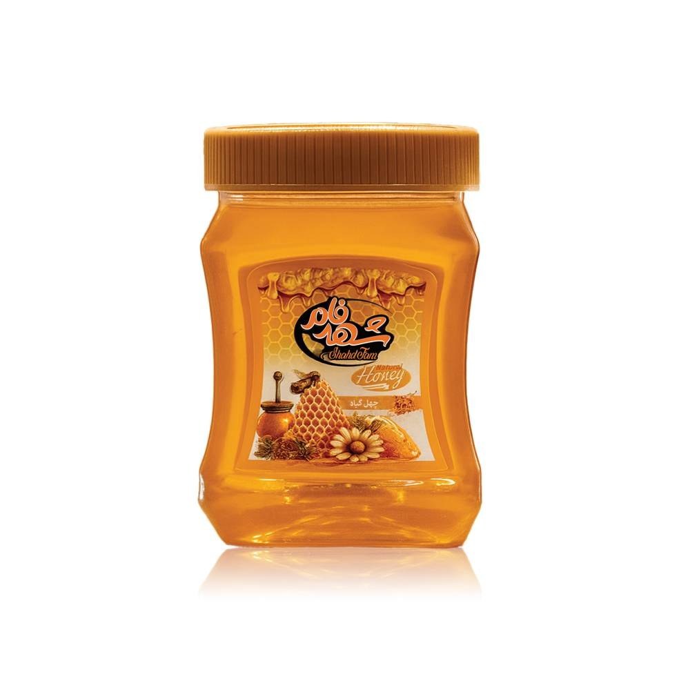 عسل چهل گیاه طبیعی 500گرم شهدفام ( ارسال رایگان )