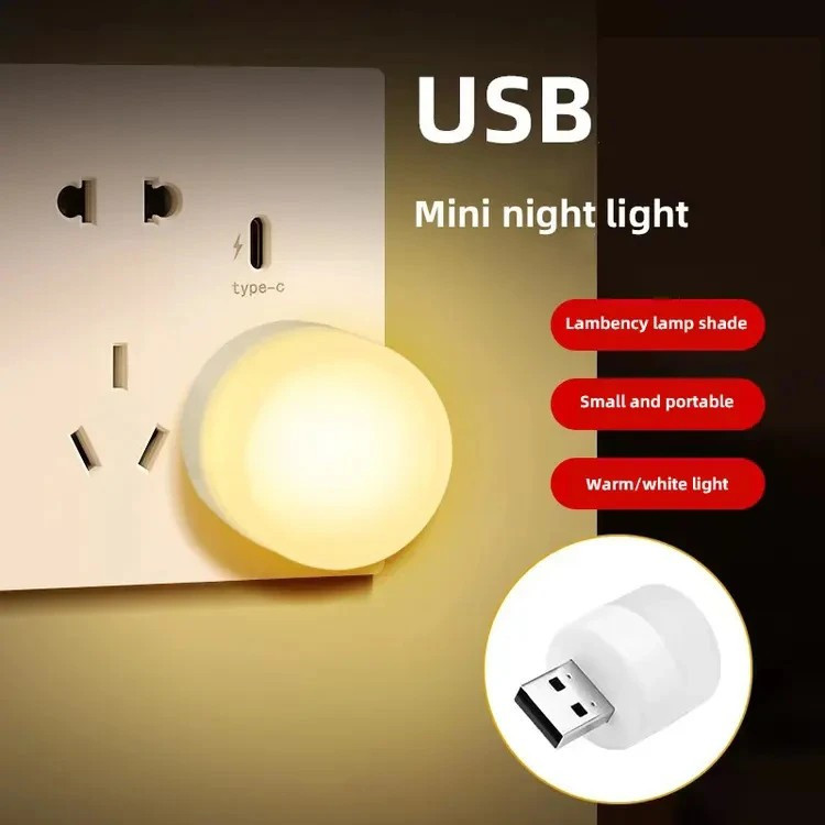 لامپ کوچک USB LED شرینک،در ابعاد کوچک مناسب برای همراه داشتن در خودرو، داخل جیب و... ،کیفیت عالی،چراغ مطالعه،چراغ خواب