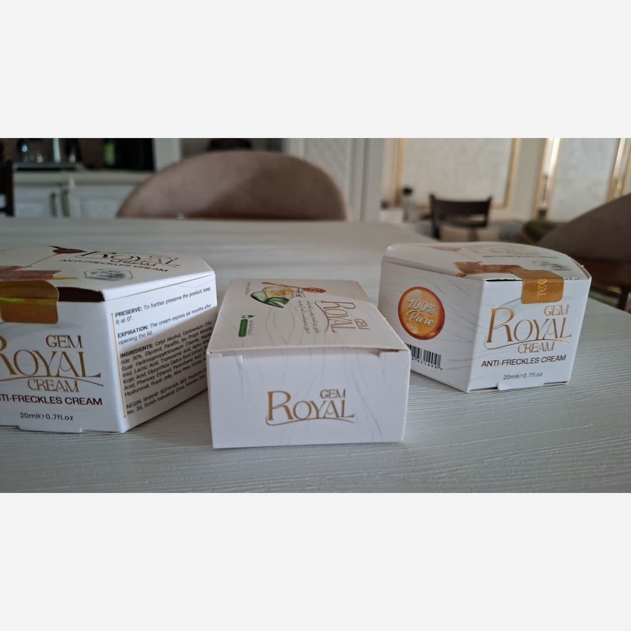 کرم ژل رویال ضد لک با صابون