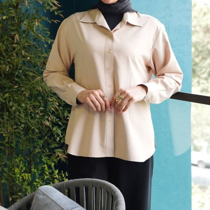 شومیز زنانه بیسیک تترون درجه یک وارداتی دارای رنگبندی و سایزبندی