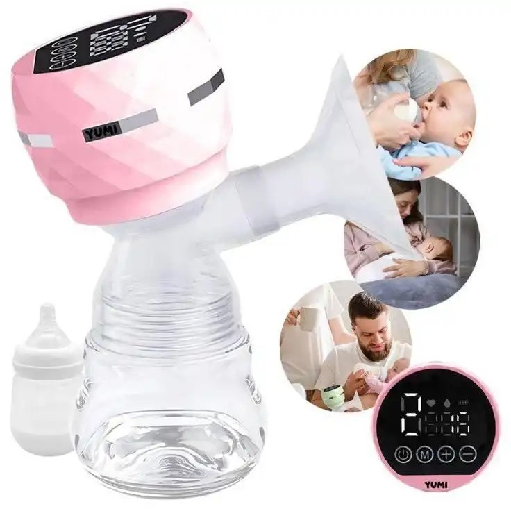 شیردوش برقی شارژی تک شیشه 9 حالت مکش و ماساژ