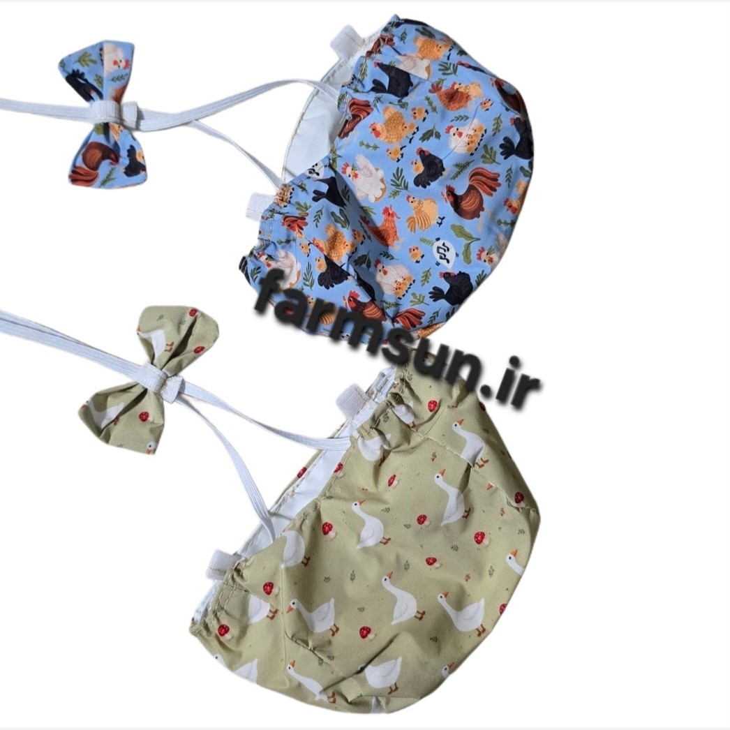 پوشک ضدآب برای مرغ خروس اردک غاز و جوجه در سایزبندی