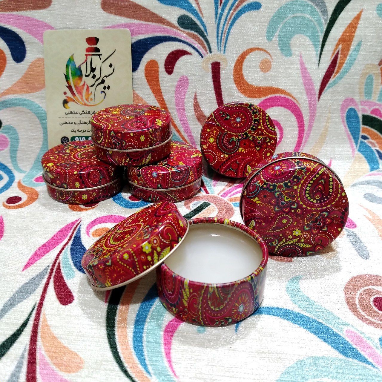 عطر جامد گل محمدی مفید برای پوست و مو سایز کوچک