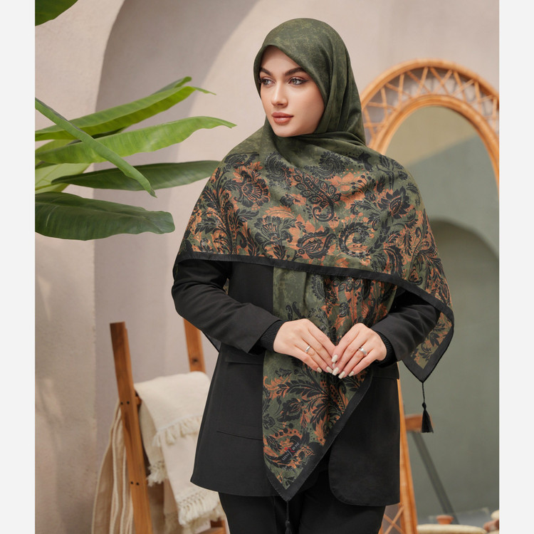 روسری نخی طرح نگار قواره 140